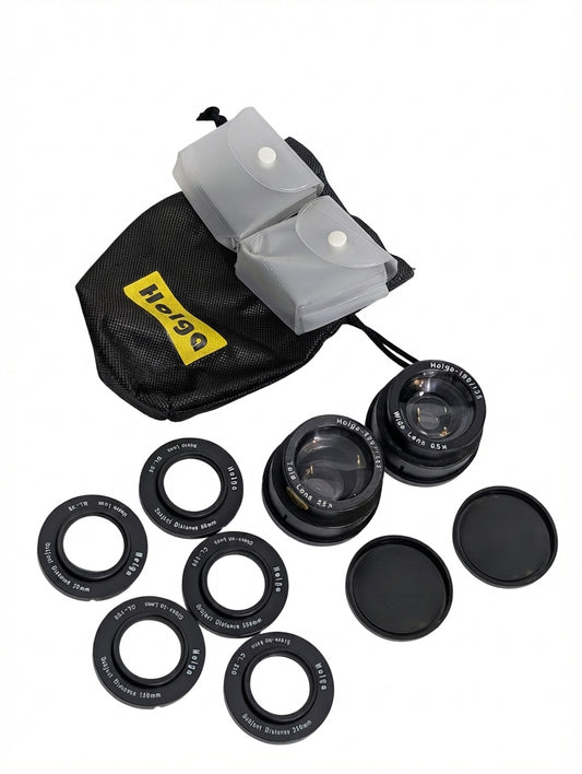 Holga Lens Set for 120/135 Cameras Wide Tele Macro Kit - Image 1