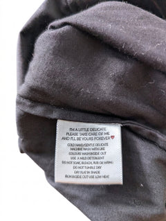 Posse Tiered Maxi Skirt Black Contrast Stitching Size M - Image 2