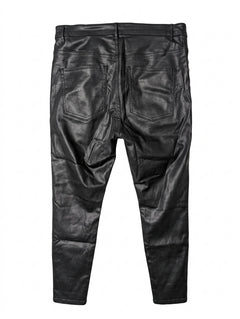 Witchery Women's Coated Skinny Jeans Black Size 14 - Image 2