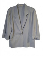 Jadeite Vintage Light Blue Blazer 3/4 Sleeve Women's Jacket - Image 1