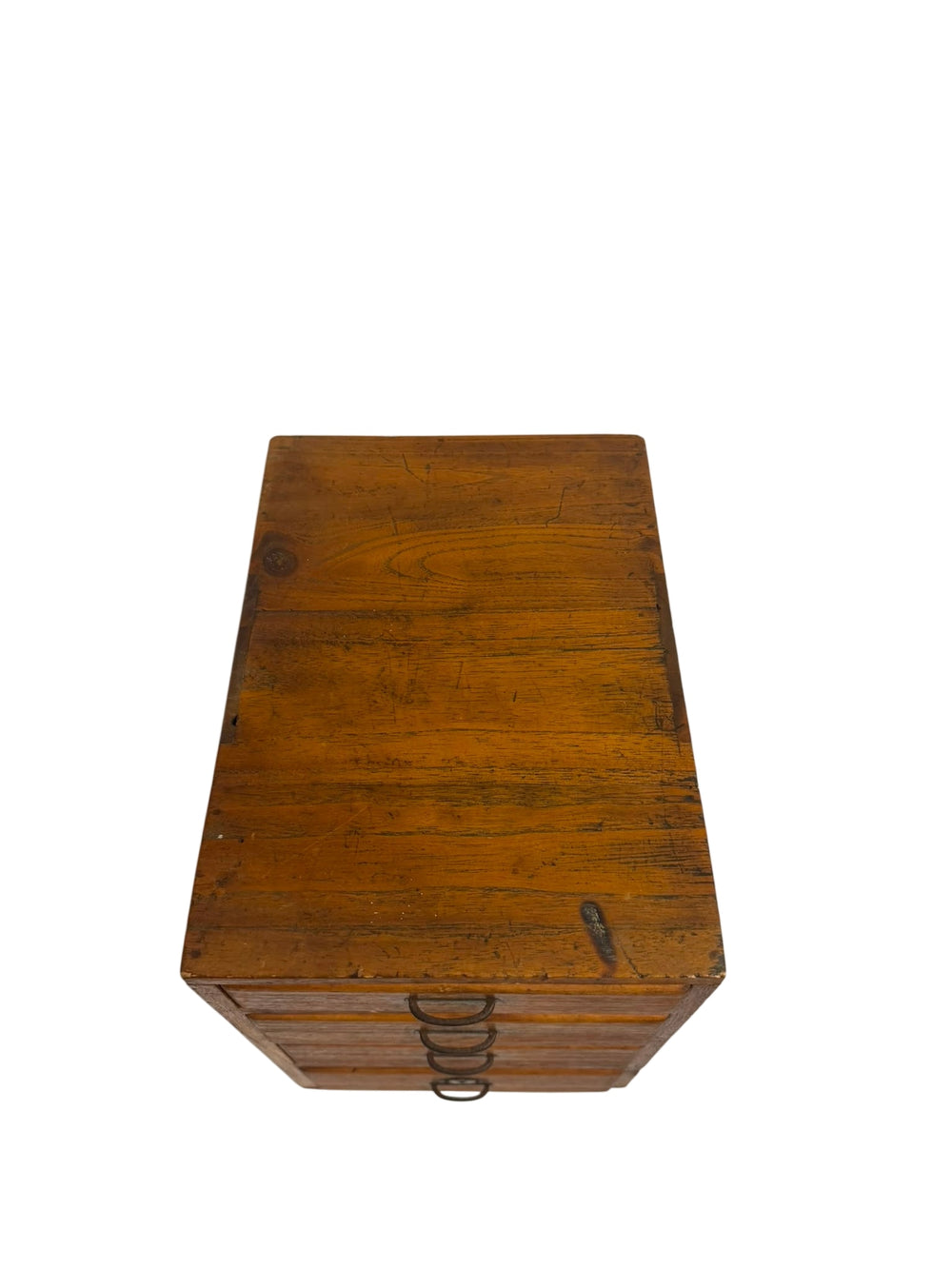 Vintage Wooden Apothecary Chest 4 Drawer Desktop Organiser - Image 2