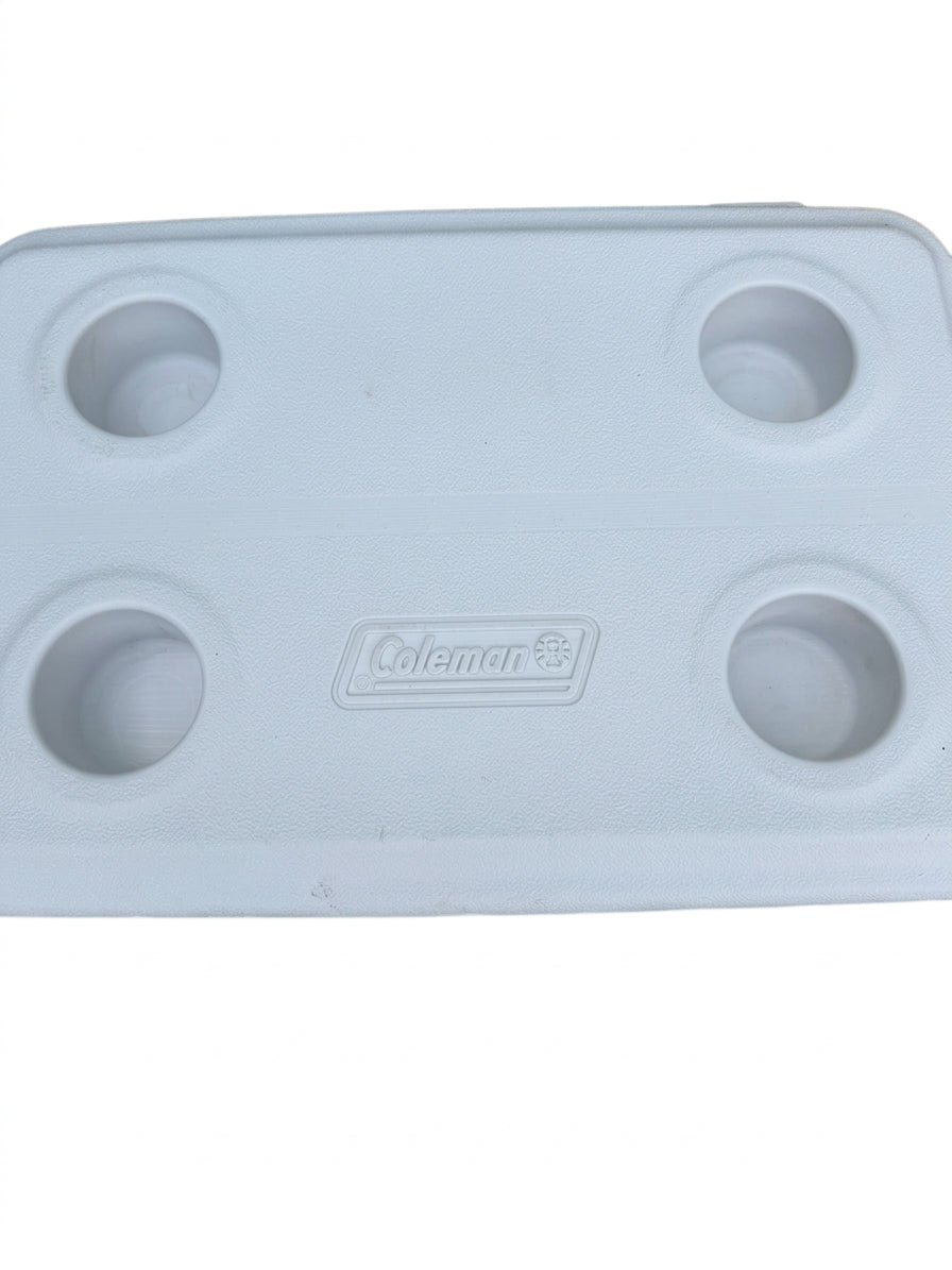 Coleman Portable Wheeled Cooler Blue and White - Image 2