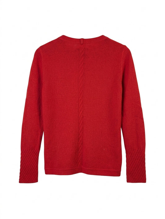 Jigsaw Women's Crewneck Sweater 100% Cashmere Red Size XS - Image 1