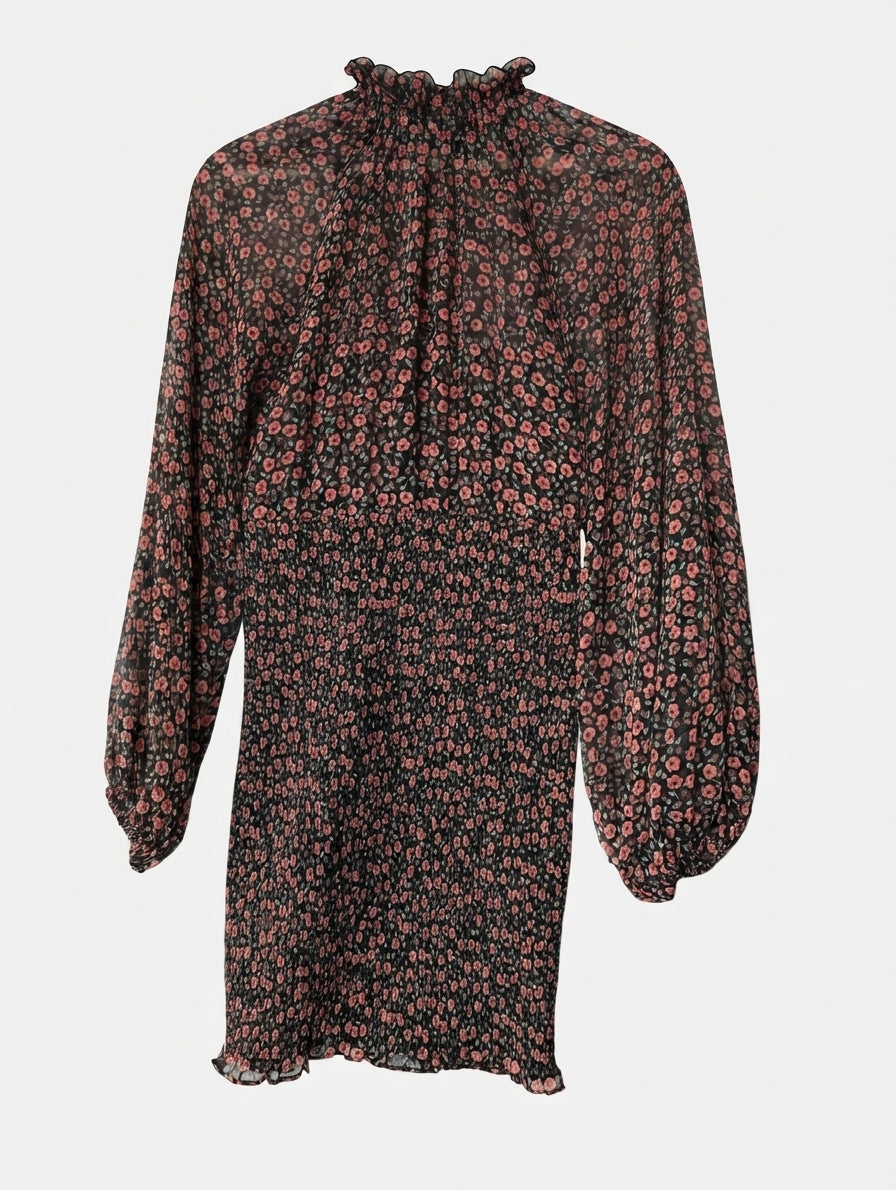 C/MEO Collective Floral Smocked Mini Dress Size XS - Image 1
