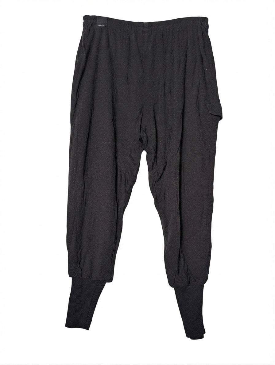 Hussein Chalayan Harem Jogger Pants Black Size 40 - Image 1