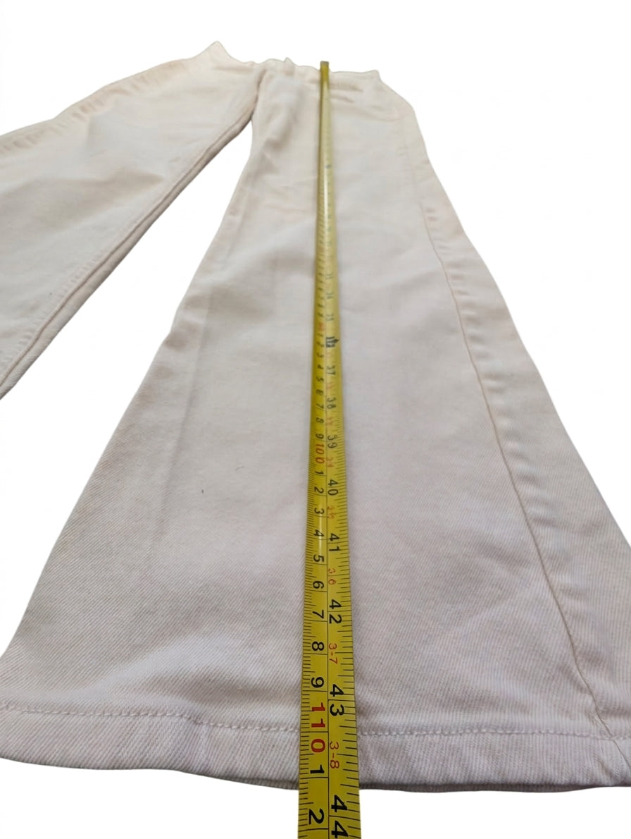 Love & Roses Cream Denim Jeans - Size UK 12 / US 8 - Image 2