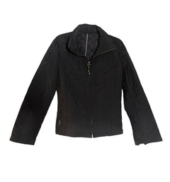 Weekend Max Mara Quilted Lightweight Zip-Up Jacket Black - Image 1