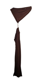 Meshki Knit Cut-Out Maxi Dress Brown Size XS - Image 1