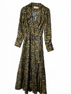 GINGER & SMART Zebra Print Midi Dress Women's Size 8 - Image 1