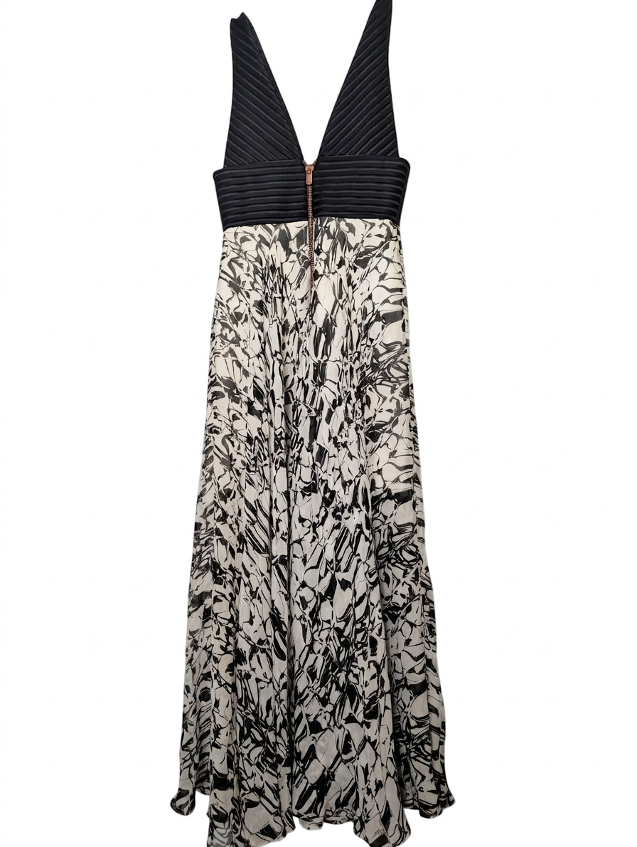 Ginger & Smart Maxi Dress Black and White Print Sample Piece - Image 1
