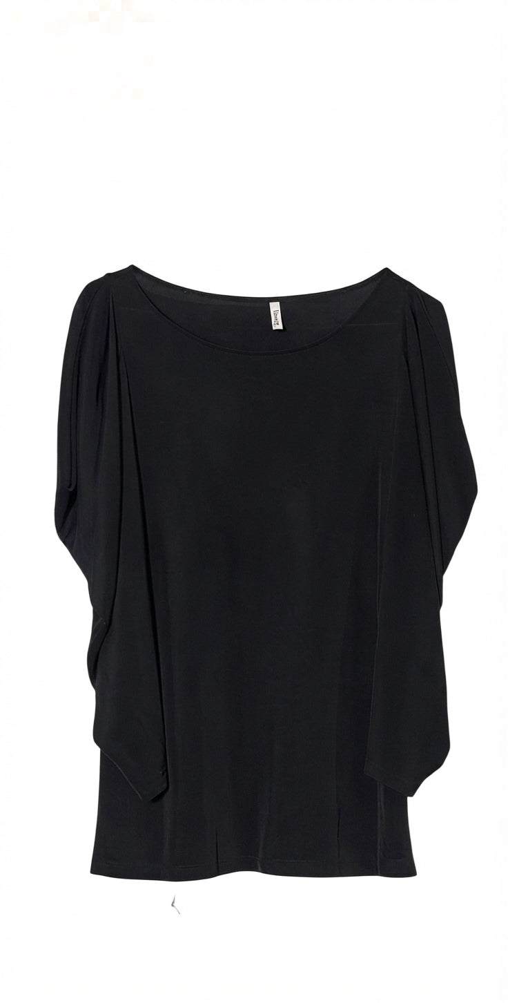 Bianca Dolman Sleeve Top Black Women's Size 12 - Image 1