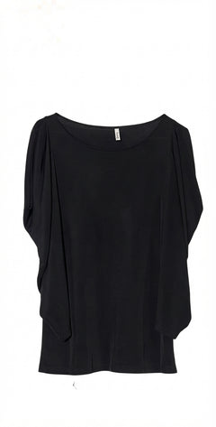 Bianca Dolman Sleeve Top Black Women's Size 12 - Image 1