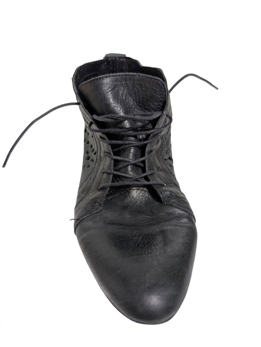 Urge Leather Cutout Ankle Boots Black EU 40 - Image 3