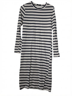 Bassike Women's Long Sleeve Striped Midi Dress Size XS - Image 1