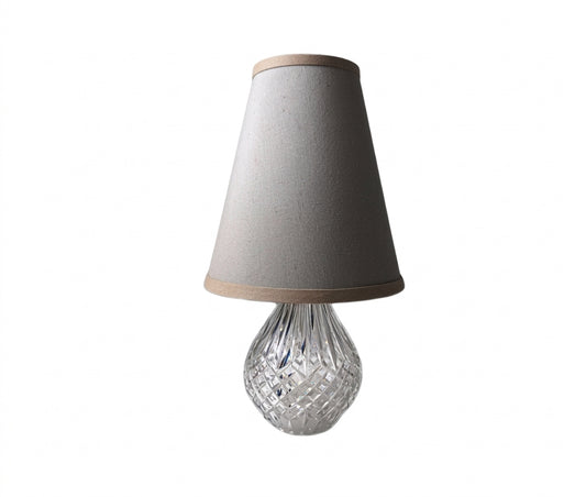 Waterford Crystal Lismore Table Lamp - Vintage Faceted Cut Crystal Base - Image 1