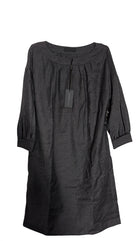 Derek Lam Virgin Wool Shift Dress - Banker Grey Size 38 - Image 1