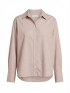 Jac+Jack Long Sleeve Button-Down Shirt Dusty Pink XL - Image 1