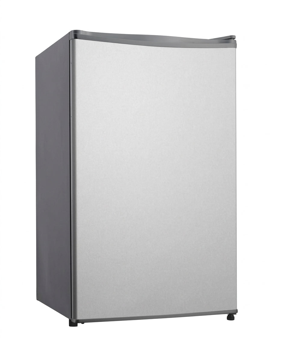 Midea Compact Bar Fridge 122L Silver - Image 1