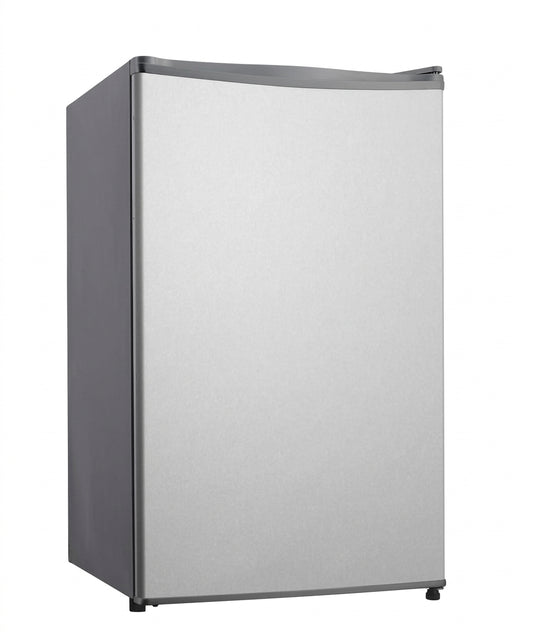 Midea Compact Bar Fridge 122L Silver - Image 1