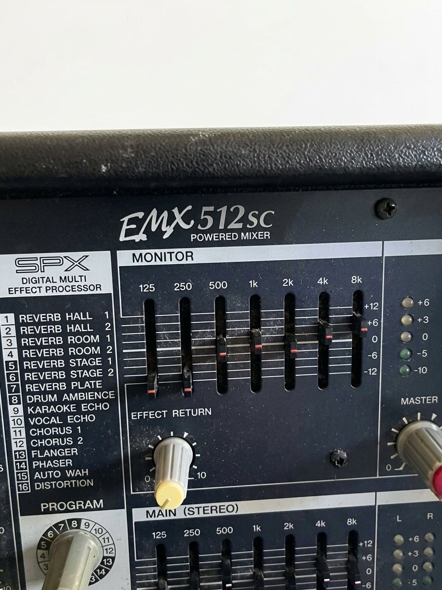 Yamaha EMX512SC Powered Mixer Professional Audio Console - Image 1