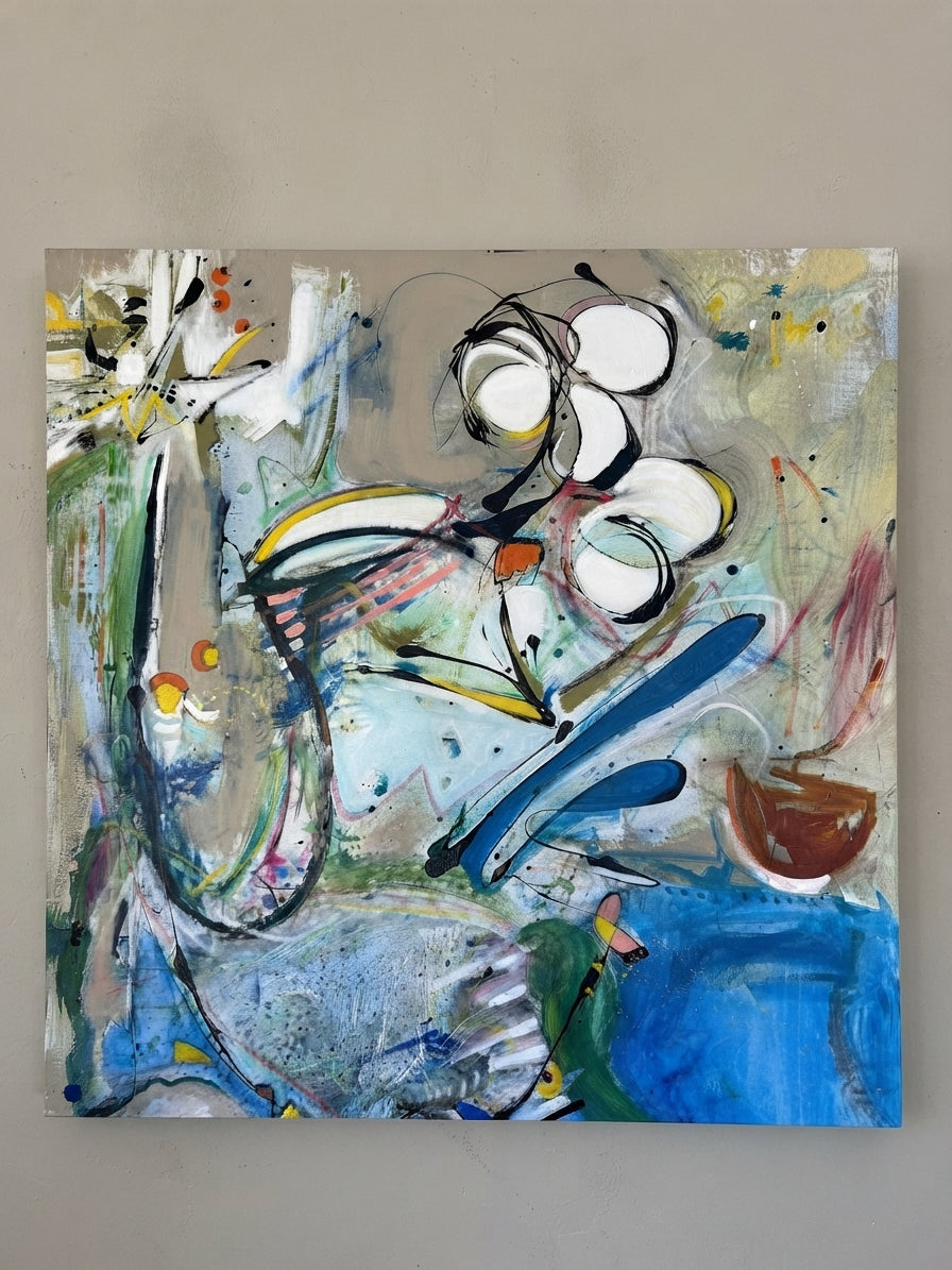 Original Zoe Ellenberg Abstract Expressionist Painting (2007) - Image 2