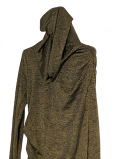 T by Alexander Wang Lightweight Hoodie - Olive Green Heathered Size Medium - Image 1
