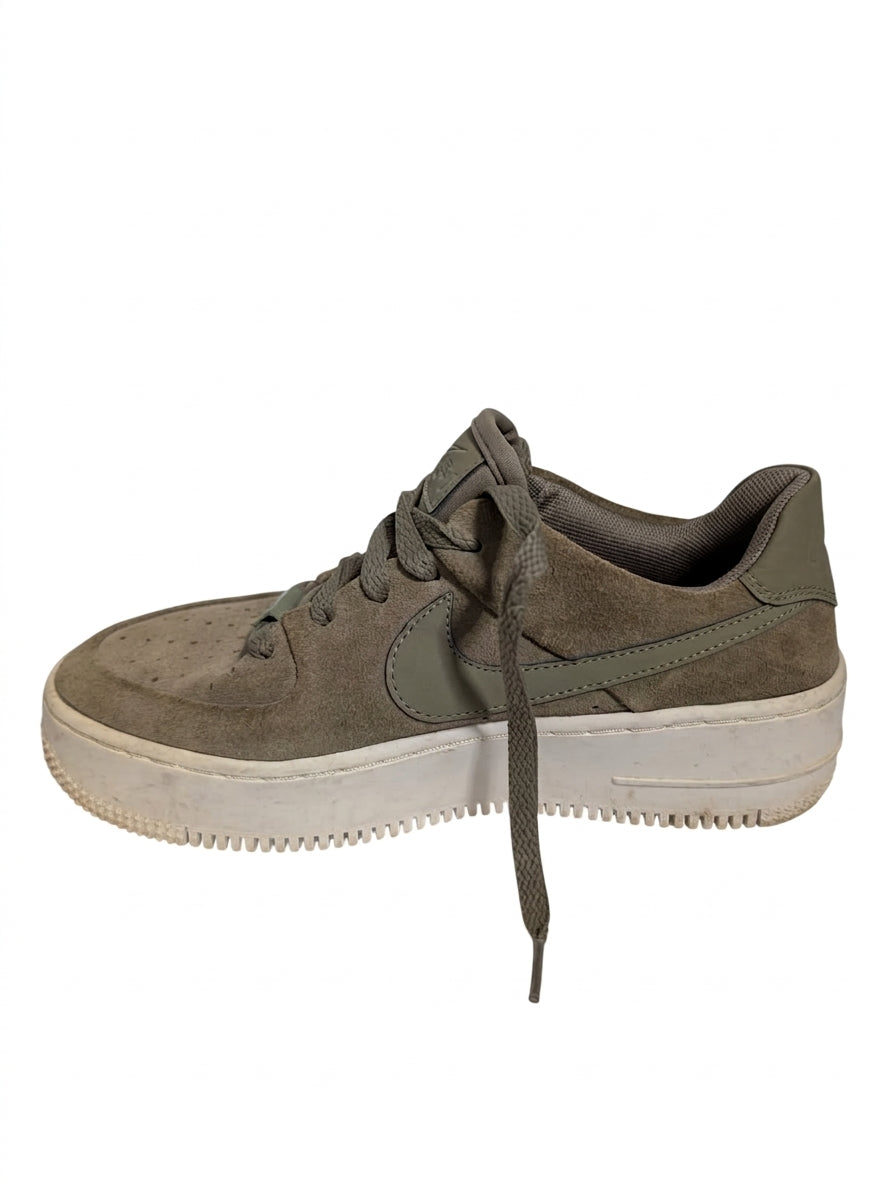 Nike Air Force 1 Sage Low Olive Suede Women's US 7 - Image 1