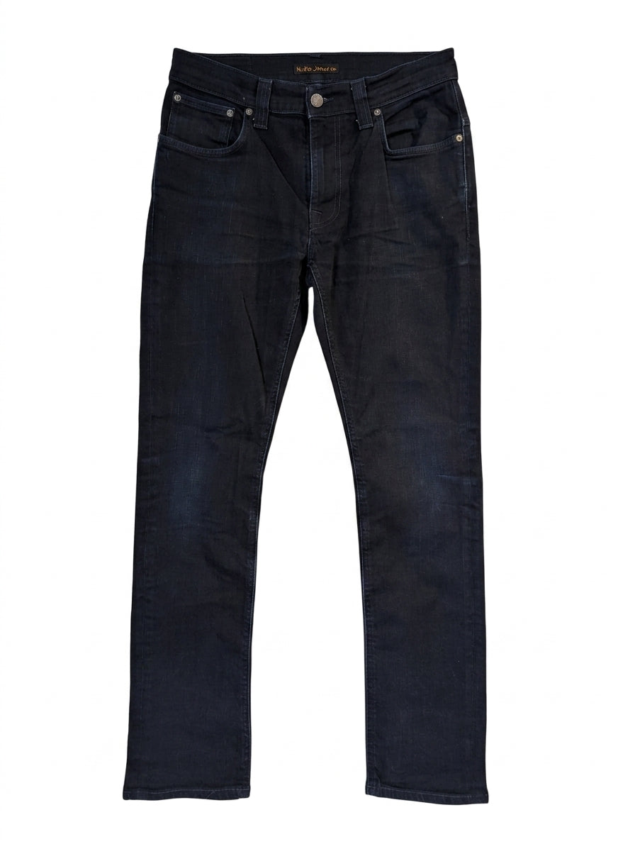 Nudie Jeans Co. Lean Dean Slim Fit Black Jeans - Image 1