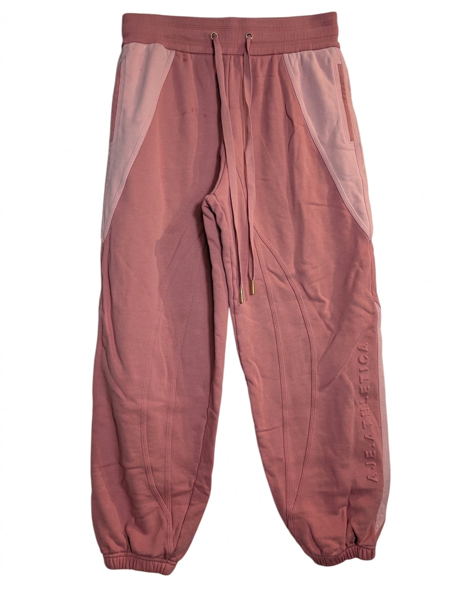 Aje Athletica Panel Joggers Pink Women's Size 10 - Image 1