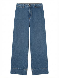 Thrills Wide Leg Denim Jeans Blue Women's AU 14 - Image 1