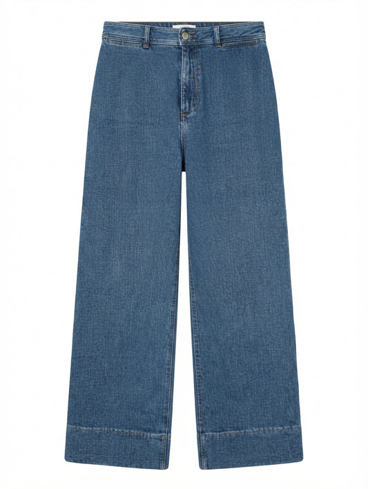 Thrills Wide Leg Denim Jeans Blue Women's AU 14 - Image 1