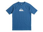 Quiksilver UPF 50+ Performance Rash Guard - Blue Athletic Shirt Size 12 - Image 1