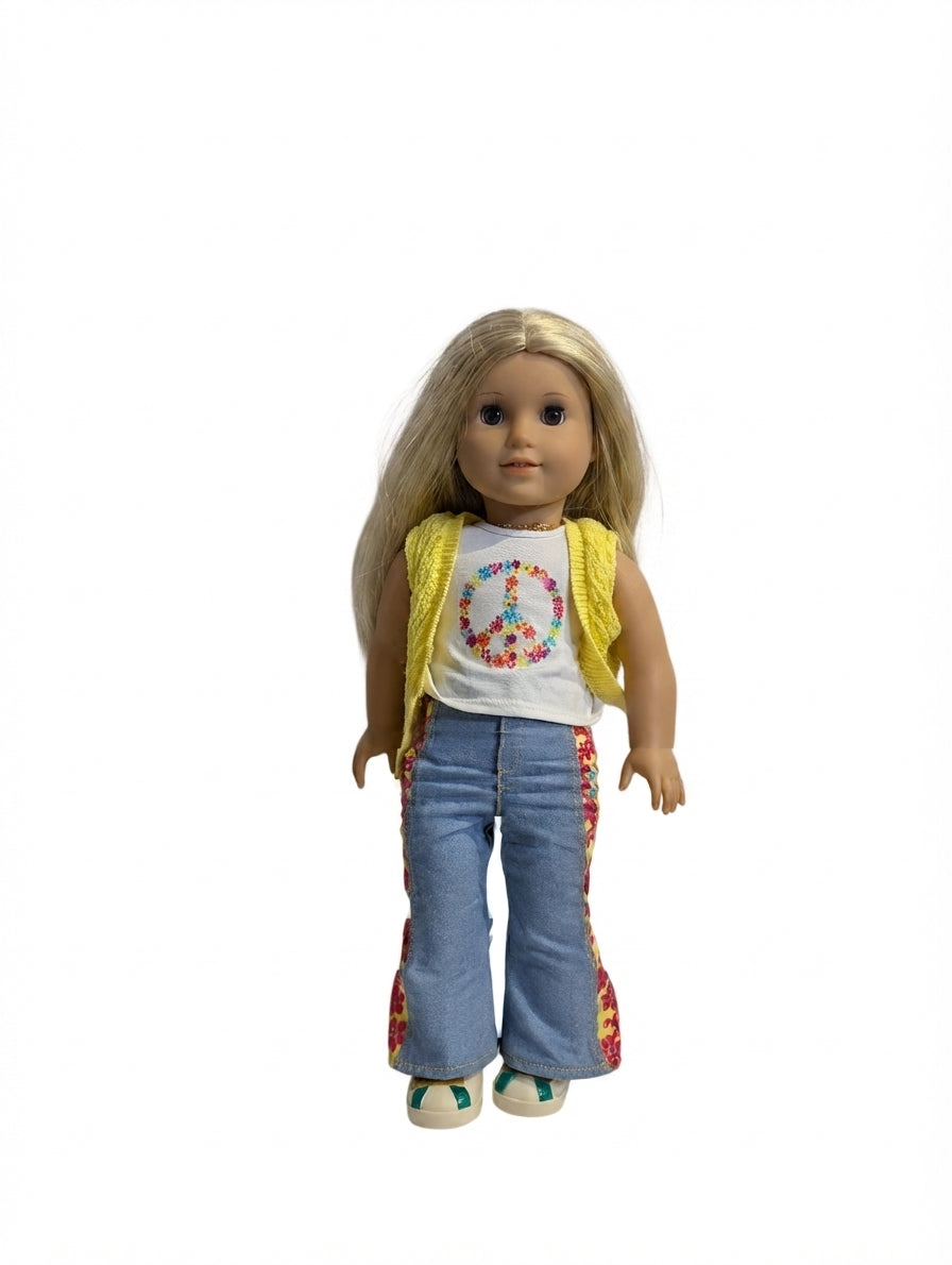 American Girl Julie Albright Doll with Outfit and Horse - Image 1
