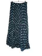 Zimmermann Pleated Midi Skirt Dark Green Polka Dot Size 1 - Image 1