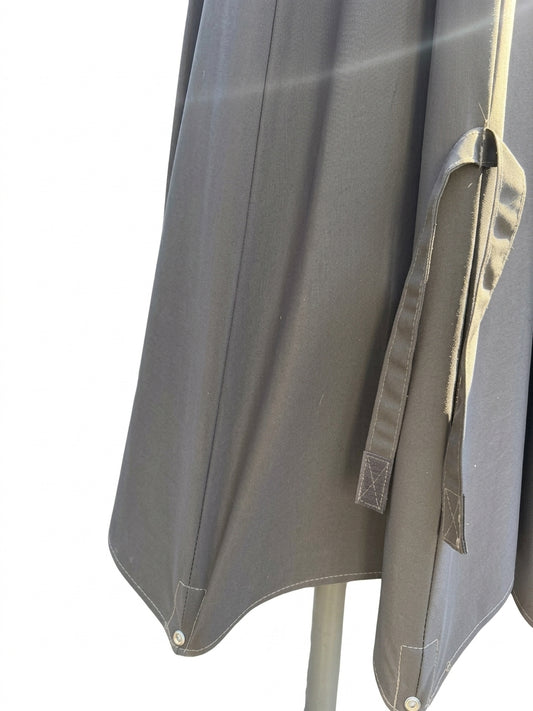 Coolaroo Outdoor Patio Umbrella Wind-Up Mechanism Grey - Image 1