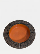 Vintage Italian Ceramic Ashtray Mid Century Modern Orange and Granite - Image 1