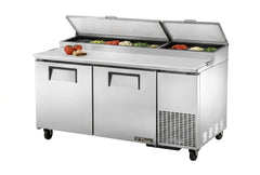 True Manufacturing Refrigerated Prep Table TSSU-48-12-HC Stainless Steel - Image 1