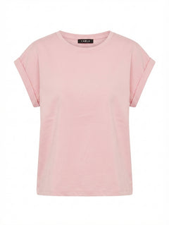 Cable Melbourne Rolled Sleeve T-Shirt Pink Size 14 - Image 1