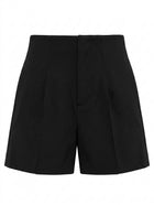 Zara Woman High-Waisted Tailored Shorts Black Size S - Image 1