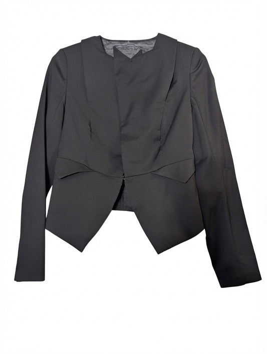 Rick Owens Wool Cropped Blazer Black - Image 1