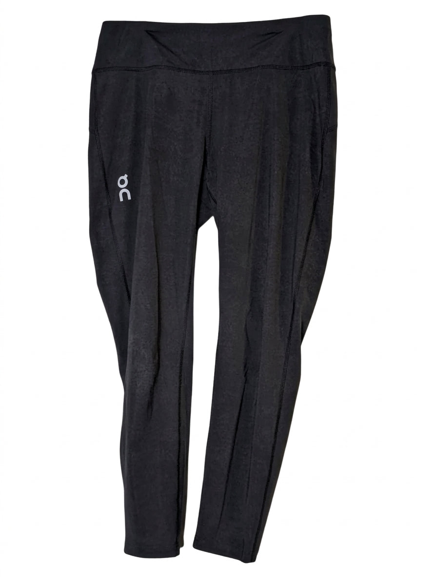 On Running Performance Tights Women's Black 7/8 Leggings Size Large - Image 1