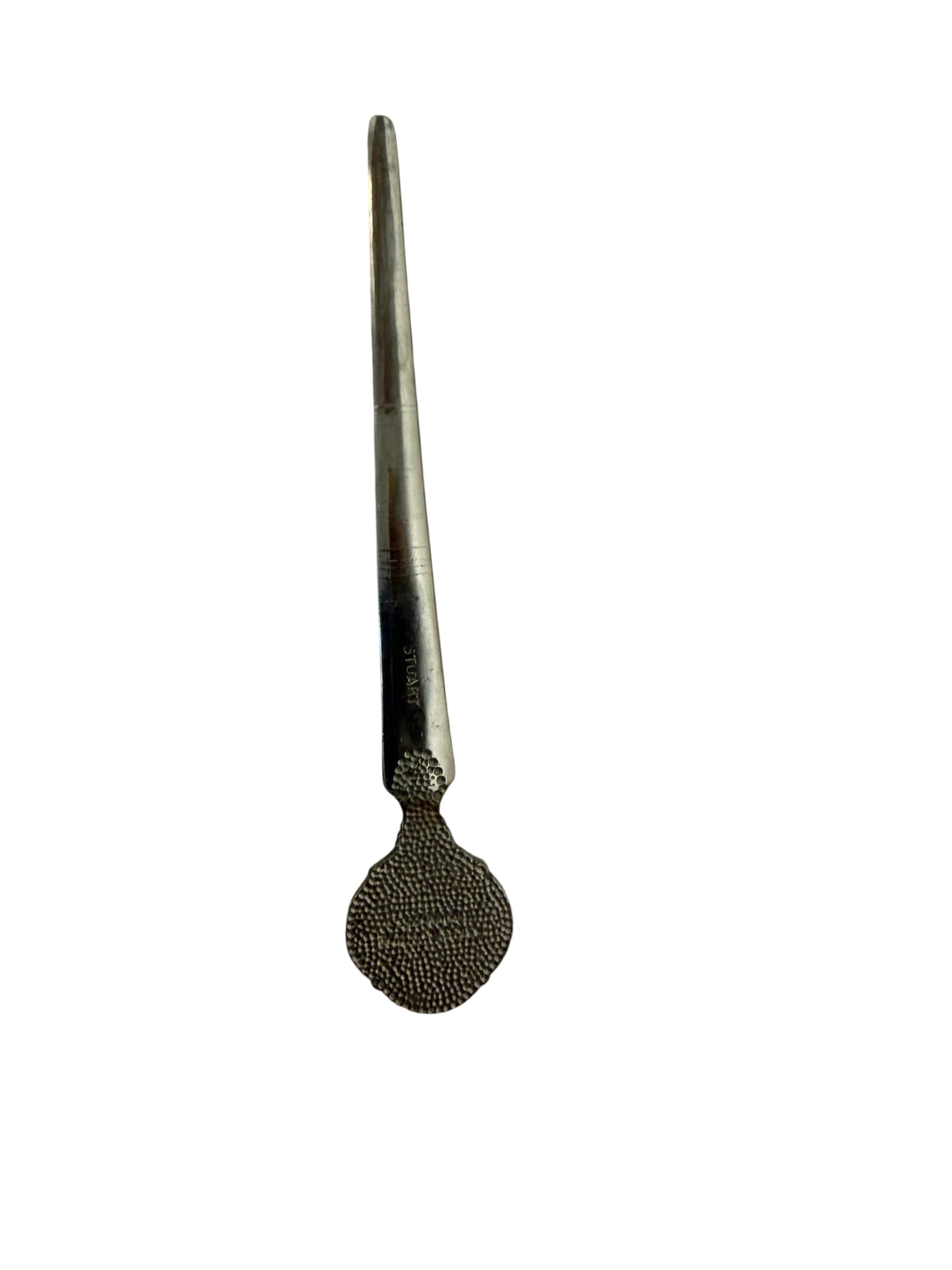 Stuart Crystal Letter Opener Silver Plated Vintage - Image 1