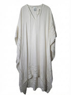 Jonathan Simkhai Lace Trim Kaftan Cover-Up White Size S - Image 1