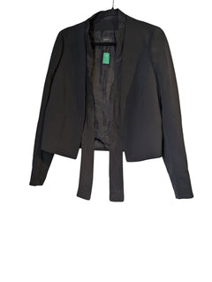 Joseph Open Front Cropped Blazer Jacket Black EU 40 - Image 1