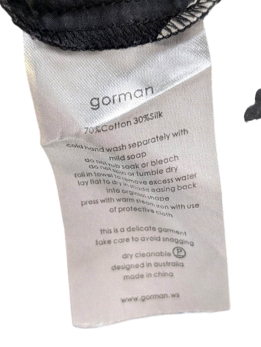 Gorman Cotton Silk Blend Polka Dot Skirt - Black & White - Image 2