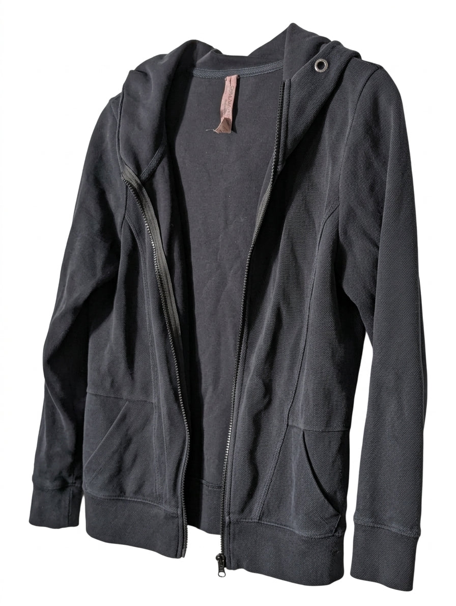 Lorna Jane Zip-Up Hoodie Black Women's Size S - Image 2