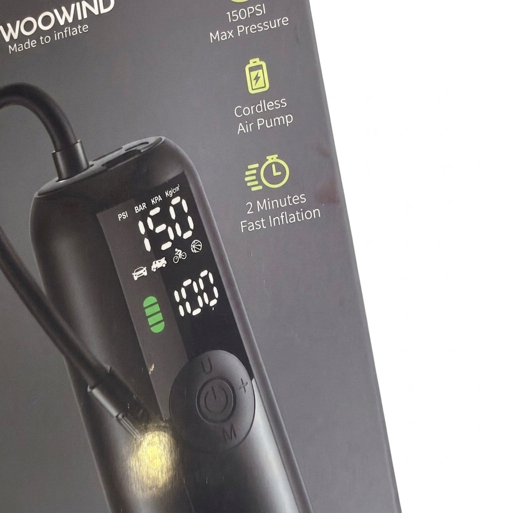 Woowind LP1 Portable Smart Tire Inflator - Cordless Electric Air Pump - Image 1