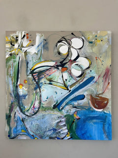 Zoe Ellenberg Original Abstract Expressionist Painting - Large-Scale Statement Canvas - Image 2