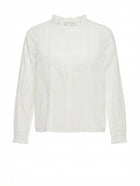 Indi & Cold Victorian-Style Lace Trim Blouse White Size S - Image 1