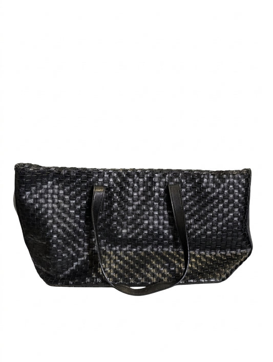Mi Sa Ko Woven Tote Bag Black - Image 1